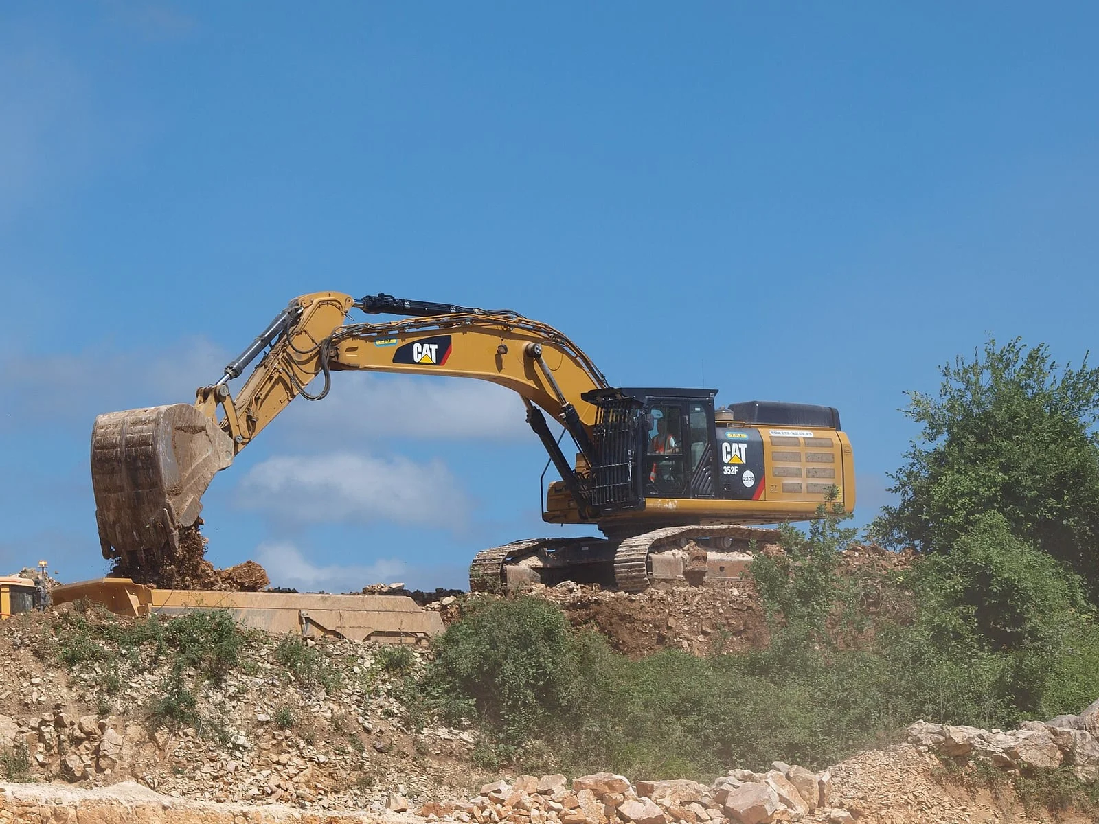 Representative excavator photograph