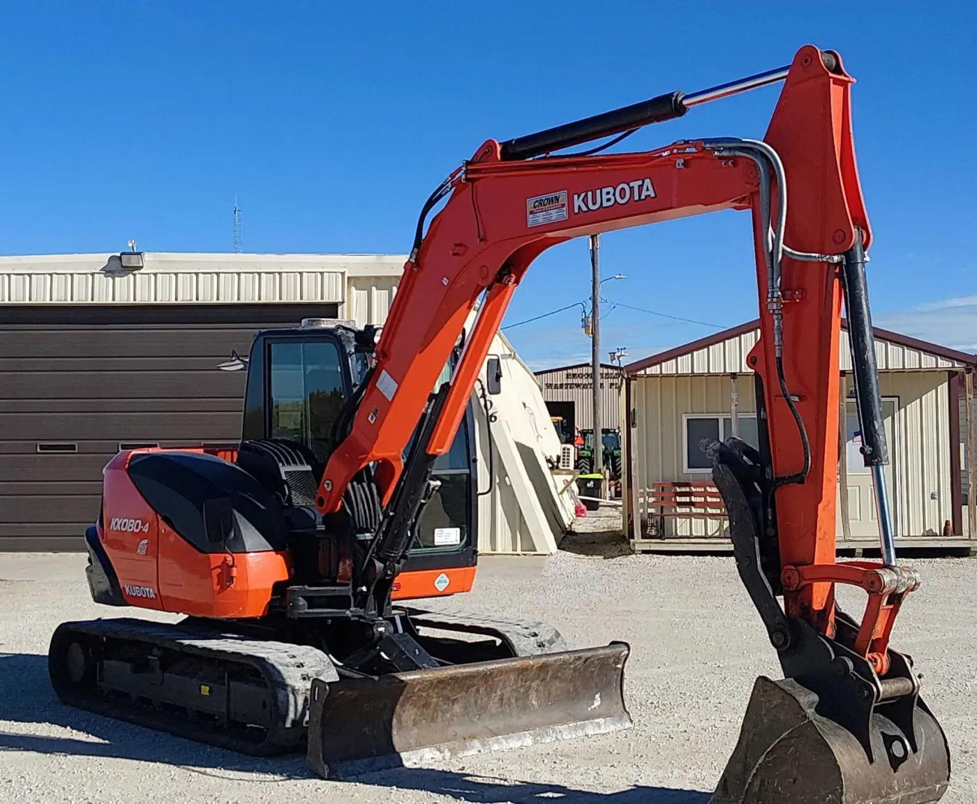 2016 Kubota KX080-4 — catalogue photograph