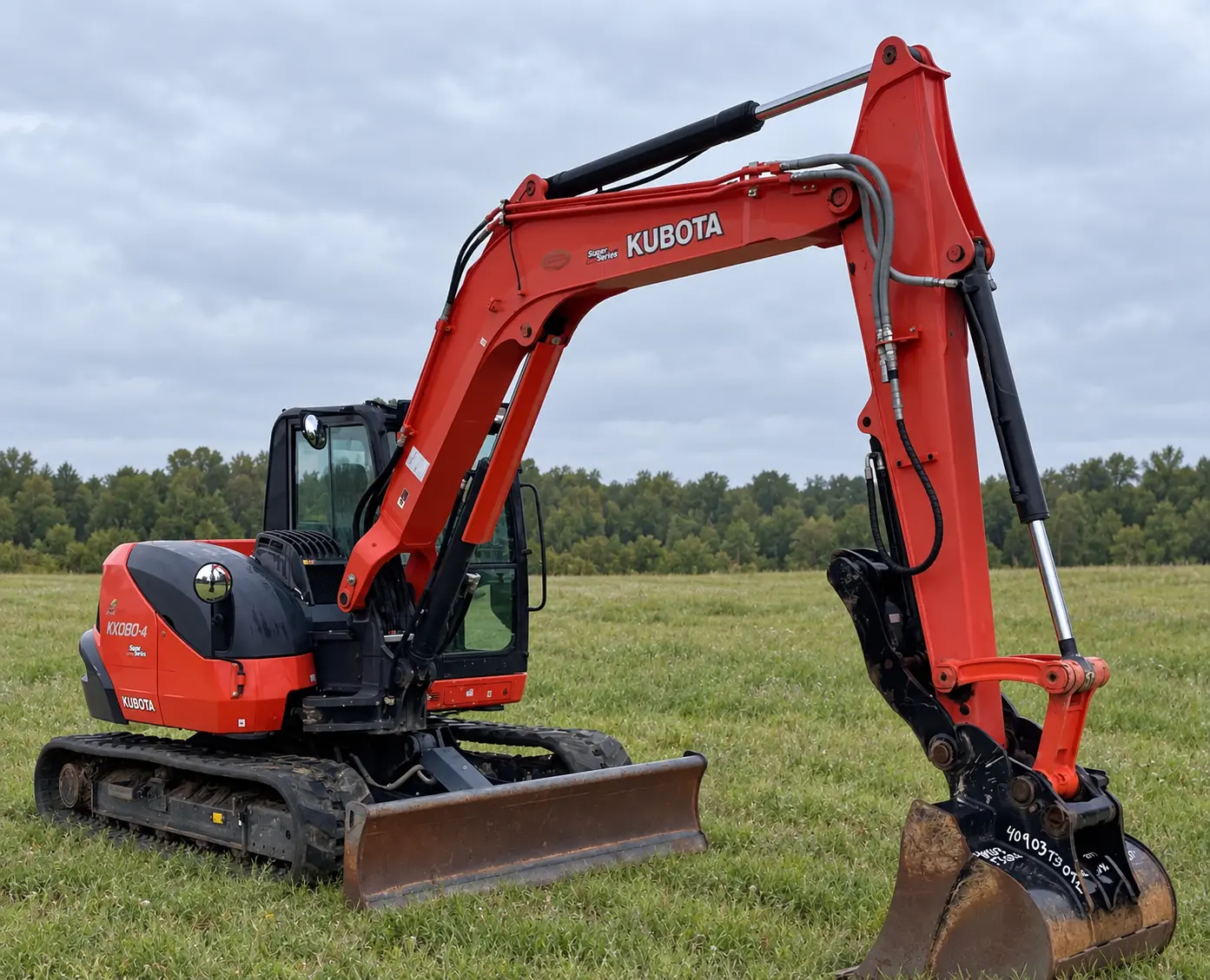 2019 Kubota KX080-4 — catalogue photograph